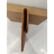 Porte papier plat en cuir bordeaux - Arthur et Aston-