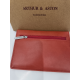 Porte papier plat en cuir camel - Arthur et Aston-