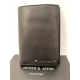 Portefeuille noir en cuir " Arthur et Aston"