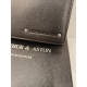 Petit portefeuille noir en cuir " Arthur et Aston"