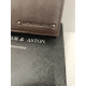 Petit portefeuille noir en cuir " Arthur et Aston"