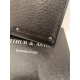 Petit portefeuille noir en cuir " Arthur et Aston"