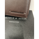 Petit portefeuille noir en cuir " Arthur et Aston"
