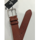 Ceinture en cuir noir "Manna"