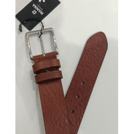 Ceinture en cuir noir "Manna"