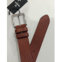 Ceinture en cuir camel "Manna"