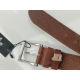 Ceinture en cuir noir "Manna"