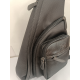 Sac monobretelle en synthétique et cuir noir "Francinel"