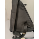 Sac monobretelle en synthétique et cuir noir "Francinel"