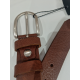 Ceinture en cuir chataigne "Manna"