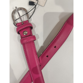 Ceinture en cuir rose"Manna"
