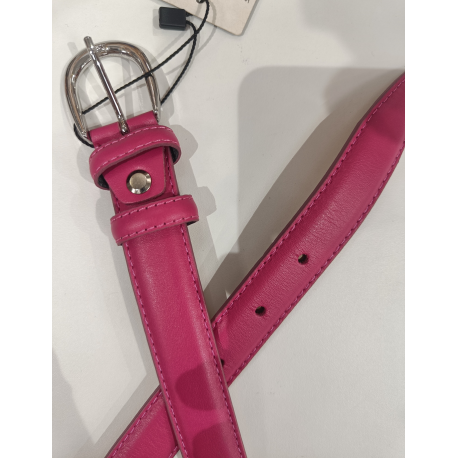 Ceinture en cuir rose"Manna"
