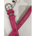 Ceinture en cuir rose"Manna"