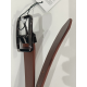 Ceinture en cuir camel"Manna"