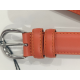 Ceinture en cuir grise"Manna"