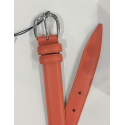 Ceinture en cuir orange "Manna"
