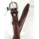 Ceinture en cuir marron "Manna"