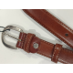 Ceinture en cuir cognac  "Manna"