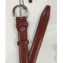 Ceinture en cuir cognac  "Manna"