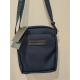 Sacoche en toile garnie cuir noir  " Arthur et Aston"