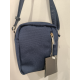 Sacoche en toile garnie cuir noir  " Arthur et Aston"