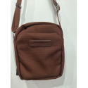 Sacoche en toile garnie cuir marron " Arthur et Aston"