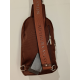 Sacoche en toile garnie cuir noir  " Arthur et Aston"