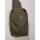 Sacoche en toile garnie cuir marron  " Arthur et Aston"