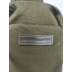 Sacoche en toile garnie cuir marron  " Arthur et Aston"