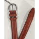Ceinture en cuir cognac "Manna"