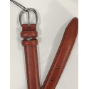 Ceinture en cuir cognac "Manna"