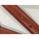 Ceinture en cuir cognac "Manna"
