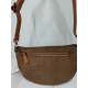 Grand sac banane en synthétique ,velours noir "Francinel"