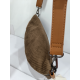 Grand sac banane en synthétique ,velours noir "Francinel"