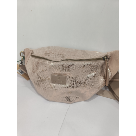 Grand sac banane en synthétique effet python -Mia & Joy-