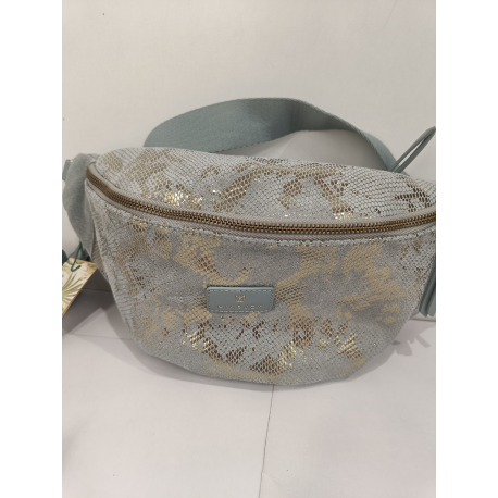 Grand sac banane en synthétique effet python -Mia & Joy-