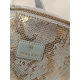 Grand sac banane en synthétique effet python -Mia & Joy-