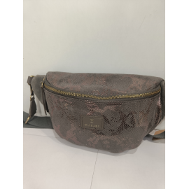 Grand sac banane en synthétique effet python -Mia & Joy-