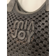 Petit panier en osier finition blanc "Mia-Joy"