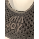 Sac au crochet en synthetique noir "Mia-Joy"