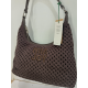 Sac au crochet en synthétique kaki "Mia-Joy"
