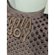 Sac au crochet en synthétique kaki "Mia-Joy"