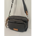 Sac en synthétique noir "Mia-Joy"