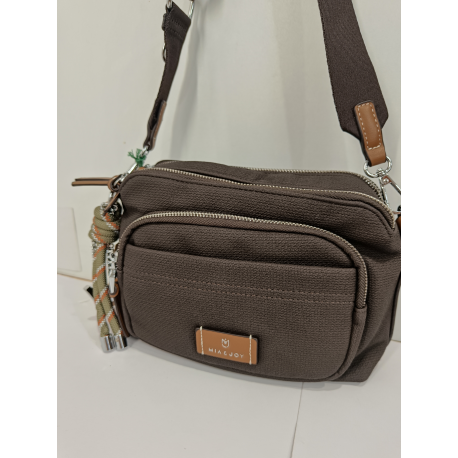 Sac en synthétique noir "Mia-Joy"