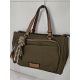 Sac en synthétique taupe "Mia-Joy"