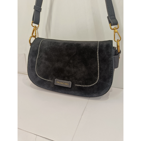 Sac en synthétique noir-Francinel-