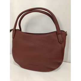 Sac en cuir taupe "Arthur et Aston"
