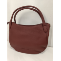 Sac en cuir bordeaux "Arthur et Aston"