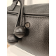 Sac en cuir noir "Arthur et Aston"