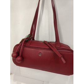 Sac en cuir noir "Francinel"